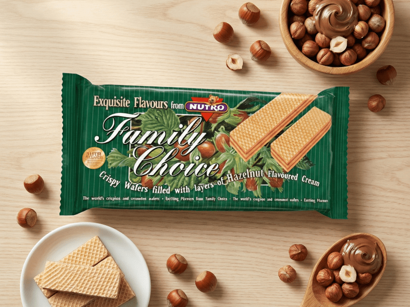 Nutro FC Hazelnut Wafers 